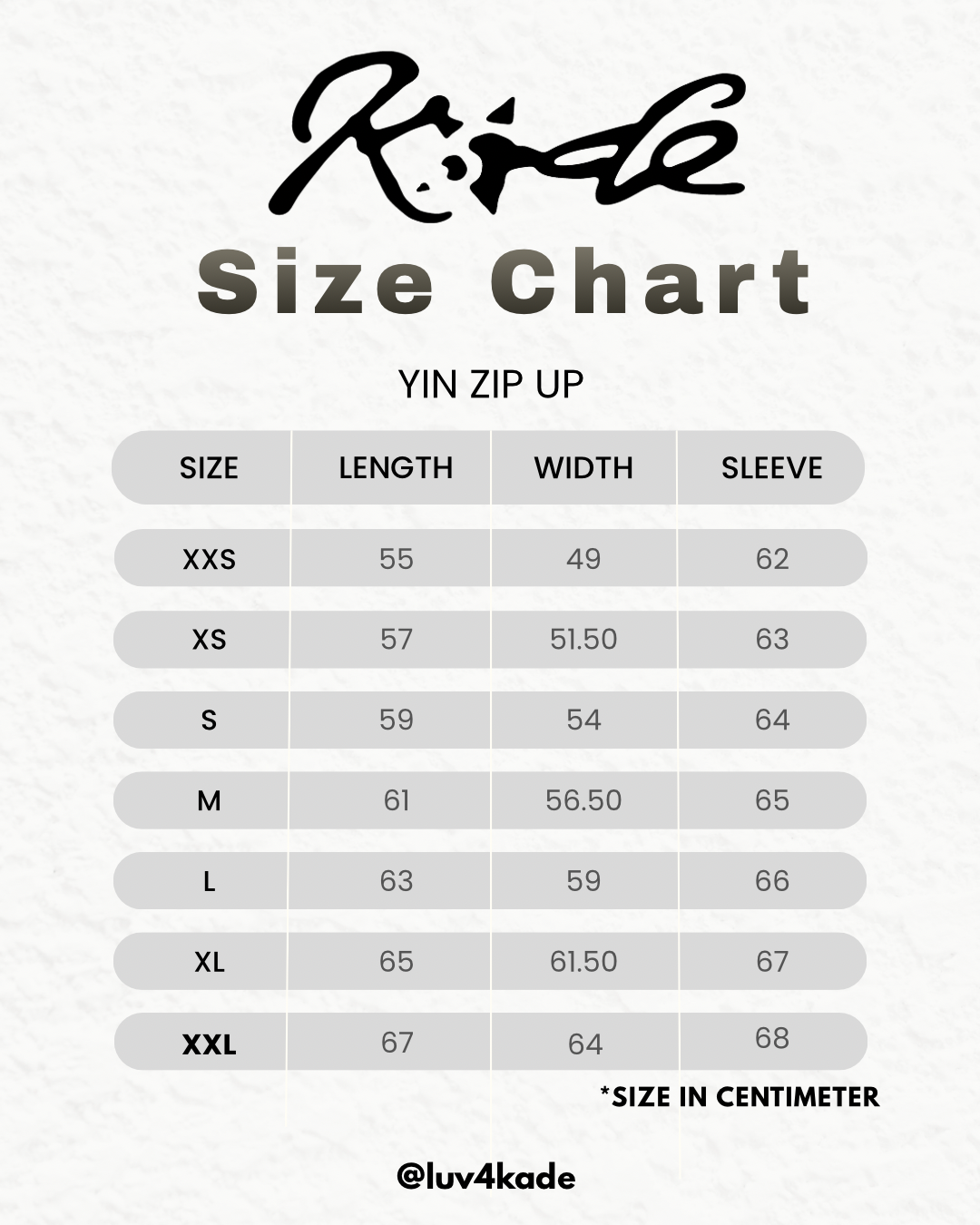 " YIN " Zip Up (PRE-ORDER)